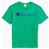 CHAMPION T/SHIRT LOGO - VERDE PRATO - 210972-GS056