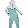 NIKE TUTA NSW TECH FLEECE - GHIACCIO/VERDE - 86M880-E4J