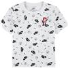 NIKE T-SHIRT BOXY - BIANCO/NERO - 86N330-001