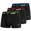 NIKE BOXER TRUNK 3PK - NERO MULTI - KE1008-BAV