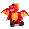 Carnival Toys Costume Carnevale Tutina da Draghetto Rosso Tutona in Pelliccia