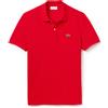 LACOSTE POLO SLIM M/M - ROSSO - PH4012-240