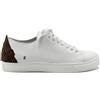KJORE PROJECT SNEAKERS BACK WOVEN - BIANCO/MARRONE - BACKWOV-MAR