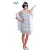 Guirca Costume Charleston Silver Anni '20/'30 Colore Argento Taglia M Carnevale