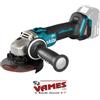 MAKITA SMERIGLIATRICE ANGOLARE MAKITA 125mm 18V BL MOTOR MOD. DGA504ZJ CASSETTA MAKPAC