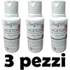 Does not apply Beauty Nails 3 pezzi di ACETONE PER SMALTO UNGHIE 1000ML ( 3LITRI)
