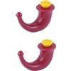 No 2 Pcs Yoga Water Bottle Nose Wash System Seni Nasali per 200ML V2A8