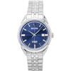 Bulova Sutton Stainless Steel Blue Dial 21 Jewels Automatic 96B425 Men's Watch