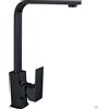 RUBINETTO MISCELATORE LAVELLO CUCINA CANNA ALTA NERO OPACO MONOCOMANDO ELEGANT
