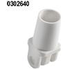 Klovoo Supporto per tendalino in nylon piedino snodo perno scalmiera per tubo 20 mm