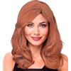 W WIDMANN MILANO Party Fashion - Parrucca Dream Hair Bella | Resistente al calore fino a 120 °C, facile da pulire e dall'aspetto naturale per la vita quotidiana, il cosplay e le feste