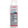 Bosch Accessories 2608577190 HSS PointTeQ (2,2 x 27 x 53 mm) - Set da 10 Pezzi di Punte Elicoidali per Trapano per Metallo, Acciaio, Fusione o Plastica, Grigio (Argento), Ø 2.2 mm