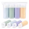 NASHONE Set 6 Bottiglie Da Viaggio In Silicone 85ml - Antiperdita, Approvate TSA, Con 24 Etichette, Senza BPA, Morbide E Riutilizzabili - 6