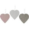 Tata Home SET 3 PEZZI Umidificatore Termosifone Ceramica Calorifero Stufa FLOWER HEART