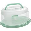 Porta torte portatile da 26 cm con coperchio a cupola, robusta scatola di