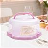 Porta torte portatile da 26 cm con coperchio a cupola, robusta scatola di