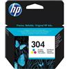 HP Cartuccia HP 304 Colore Originale Deskjet 2620- 2630-3720-3730ENVY 5010-5020