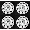 Autokit Copricerchi auto SET 4 Coppe Ruota Borchie Specifiche per Polo con cerchio 14"