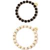SODINI Bracciale Elastico con Perle e Mini Anellini di Strass - Drusilla 750720