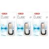Ma-Fra MAFRA, Deo Cube Ocean, Profumatore per Auto, Fragranza Fresca e Marina, Rinfresca Abitacolo e Piccoli Ambienti, Design Elegante a Forma di Cubo e Tappo in Legno, Profumazione a Lunga Durata, 5ml
