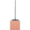MSV Scopino per WC MDF e Supporto in Acciaio Inox Wave Arancione
