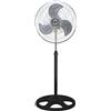 Zilan, Ventilatore a Piantana/da Tavolo/Pavimento da 18'', 3 Diverse posizioni di utilizzo, 3 Pale in metallo, Griglia in lamiera zincata, 55 Watt