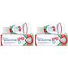 Sensodyne Prosmalto Bimbi, Dentifricio quotidiano per Bambini 0-6 anni, rafforza delicatamente lo smalto e protegge dalla carie per 24 ore, Aroma Naturale Fragola e Menta, 50 ml (Confezione da 2)