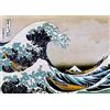 BUY ART FOR LESS Buyartforless The Great Wave off Kanagawa 1830 di Katsushika Hokusai - Poster con Stampa Artistica Giapponese, Colori Vivaci