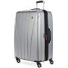SwissGear 7585 Hardside Spinner Bagaglio, Argento, M, tradizionale