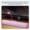 Soundbar PC Bluetooth, Subwoofer, RGB, USB, Microfono