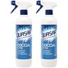 QUASAR PULITO STELLARE Quasar - Doccia Vetri - Anticalcare, Antivapore, Idrorepellente - 680 ml (Confezione da 2)