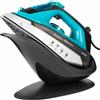 Dictrolux Ferro da stiro senza filo cordless ferro a vapore 2in1 2600W piastra ceramica