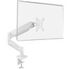 Mars Gaming MARM-PRO1, Supporto per Monitor con Molla a Gas per Schermi fino a 32", Movimento Articolato 360° e Regolabile in Altezza, Compatibile con VESA 75x75 e 100x100, Bianco