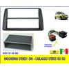 Autokit Mascherina per Panda Autoradio 169 2003>2011 Radio Stereo Adattatore Cablaggio