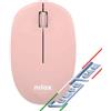 Mouse Wireless Nilox Rosa 1000 DPI NXMOWI4014 con Nanoricevitore USB