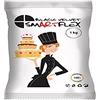Smartflex Fondant Black Velvet - 1 Kg | Pasta di Zucchero per Ricoprire Torte, Modellare e Decorare, Extra Elastica e Resistente agli Strappi
