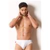 Liabel 6 SLIP da uomo ragazzo LIABEL s459 in cotone mercerizzato mutanda colorata bianc