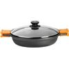 BRA Efficient teglia da forno 7,1 L Rotondo Alluminio Pirofila casseruola cm