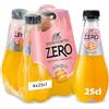 San Benedetto, Allegra Zero, Bevanda Gassata, 4x250 ml, Dissetante e Frizzante, Senza Zuccheri, con Fruttosio, Bevanda Analcolica