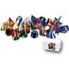Carnival Toys 100 cappellini mignon in cartoncino metallizzato per feste di capodanno