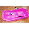 3F Stampi 3F Slittino con Freno in metallo, BOB Neve Snow Emotion, Fuxia