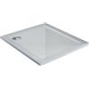 Idralite PIATTO DOCCIA ACRILICO 100x100 CM QUADRATO ANGOLARE BIANCO ULTRA SLIM BAGNO
