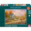Schmidt Spiele 58795 - Puzzle Autunno in Apple Hill, Thomas Kinkade, 500 Pe mLv0