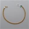 BRACCIALE DA DONNA A MAGLIA FUNE 2 FILI IN ORO GIALLO 18KT 3,3 GRAMMI (8337)