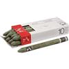 Caran d'Ache Neocolor II 249 DUNKELOLIV/OLIVE (7500.249) / Pastelle 10 pezzi (1 confezione) / in cera colorabile ad acqua/per carta, cartone, vetro, legno, pelle, pietra