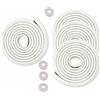 HIMRY 20M Protezione Bordi L-Forma Protezioni Antispigolo in Schiuma Sicurezza dei Vostri Bambini, Striscia Paraspigolo Spigolo, Extra Spesso Bordi Protezione, 4x5m, Off-Bianco KXD7000 Off-White