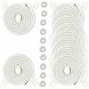 HIMRY 50M Bordi + 80 Angolari, Protezione per Spigoli & Protezioni Angolari, L-Forma Kit Antispigolo Schiuma, Protezione Bordi & Angolari, Extra Spesso, 10x5m, Off-Bianco KXD7000 Set Off-White