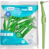 TePe Scovolino TePe, Angle, Verde, 0.8mm/ISO 5, 20pz, pulizia interdentale efficace, rimozione placca e pulizia interdentale per spazi larghi