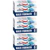Aquafresh Tripla Protezione, Dentifricio 3 in 1 per tutta la Famiglia, Denti Forti, Gengive Sane, Alito Fresco, Sapore Menta Fresca, Maxi Pacco 6 Dentifrici x75ml - 450ml (Confezione da 3)