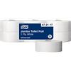 Tork 472117 Rotoli di Carta Igienica Jumbo Universal a lunga durata, compatibile con sistema T1, 1 velo, 1 conf. x 6 rotoli (6 x 650 m), 3.250 strappi x rotolo, bianco